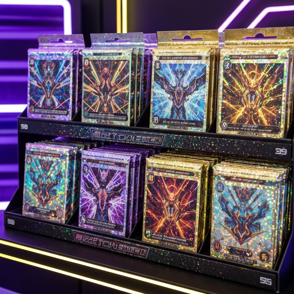 Trading cards display